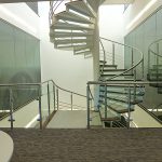 AJW Aviation Centre spiral staircas