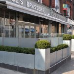 Barwest Fabrications glass balustrade Joe Brasserie