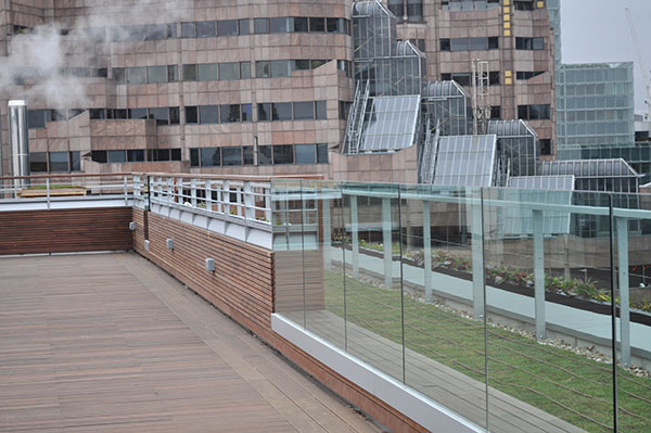 Skylounge rooftop bar balustrades and railings